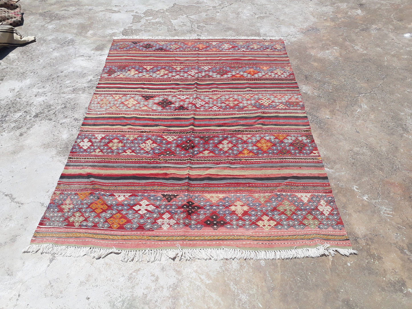 Handmade Old Turkish Rug, Handmade Turkish Carpet, Anatolian Vintage Rug, Handknotted Anatolian Rug, Rugs for kitchen, Rugs for living room